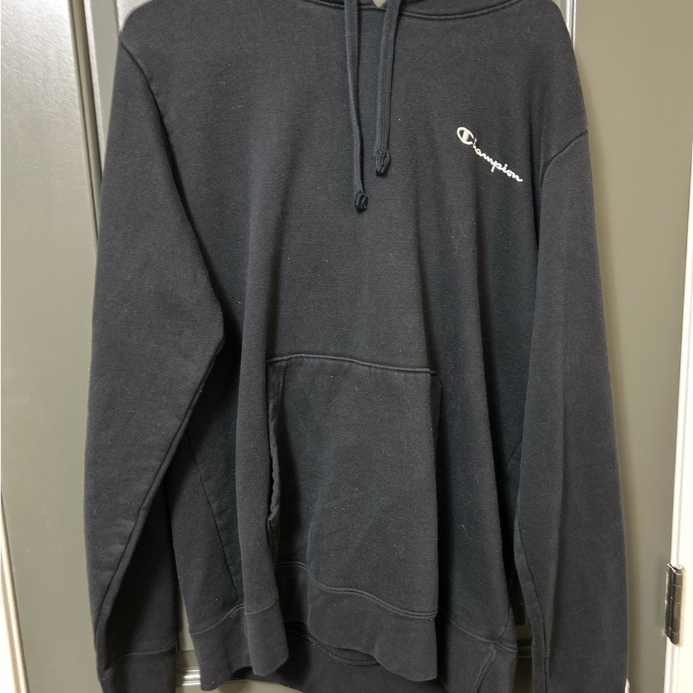 Champion Black Athletic Hoodie